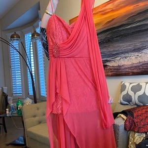 Coral dress